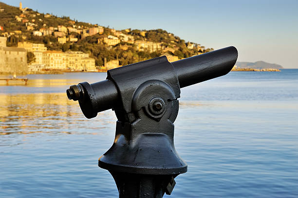 istock Coin operated monocular telescope at Italy 577327810