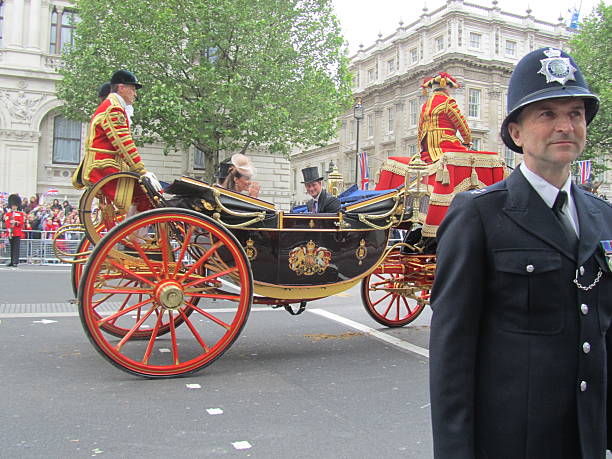 Diamond Jubilee Parade in London stock photo