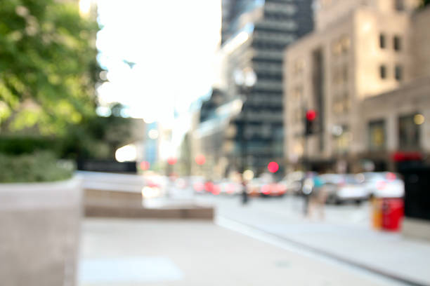 istock people in bokeh, street of downtown 577330996