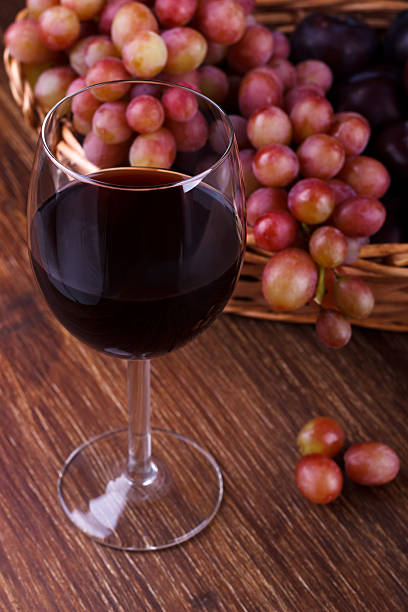 istock Red glass of wine 577331612