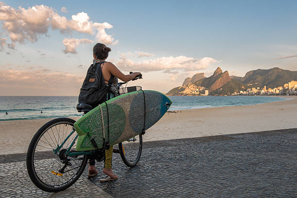 A bicycle at the beach