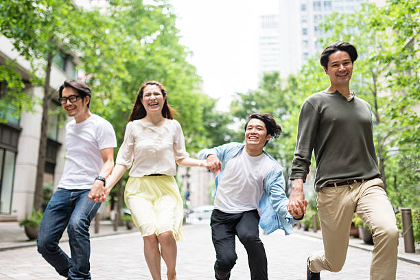 istock happiness friends together in Tokyo 577335228