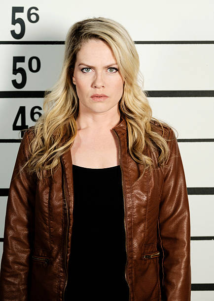 istock Mugshot of a Woman 577335898