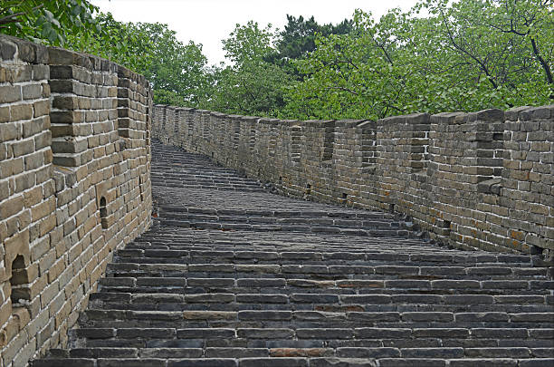 istock Great Wall of China, showing air pollution and smog 577346788