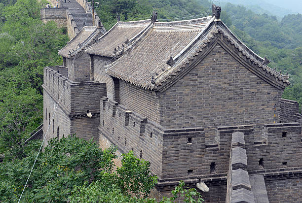 istock Great Wall of China, showing air pollution and smog 577347018