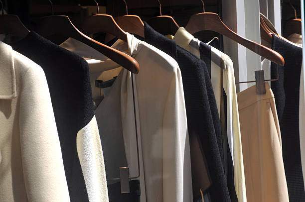 istock Clothes shop in China 577348632