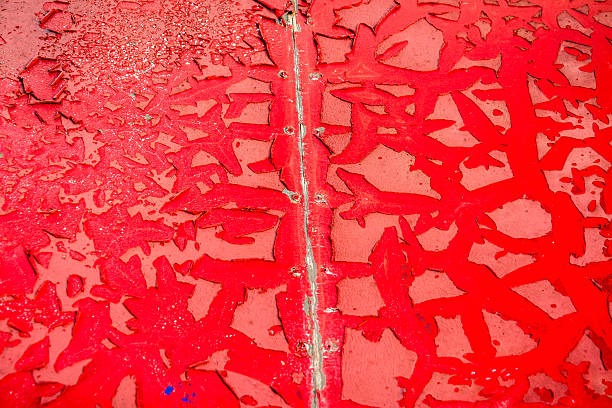 istock chipping paint  on steel 577616518