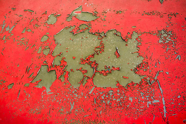 istock chipping paint  on steel 577616536