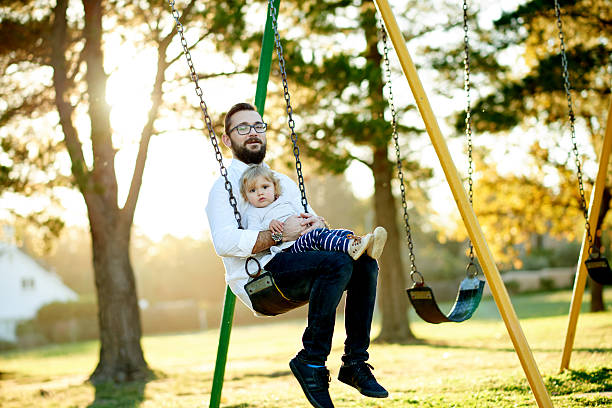 istock Finding a little serenity on the swings 577620030