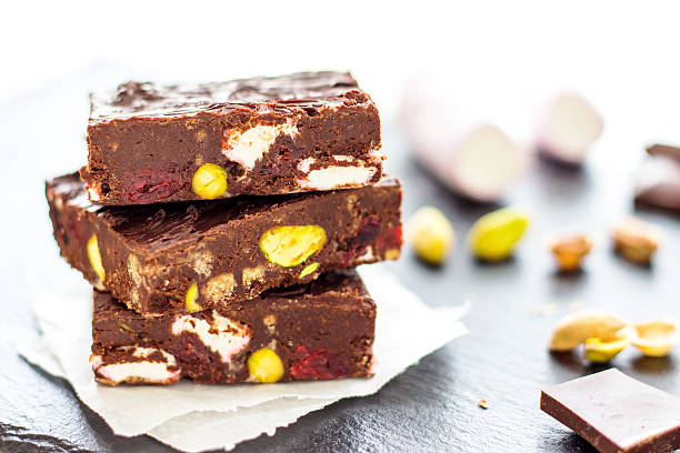 istock Dark Chocolate Rocky Road - Dessert 577625254