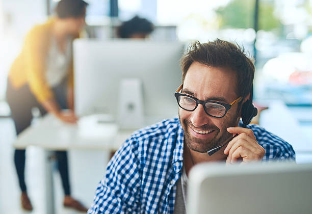 istock Expert service is just a call away 577625418