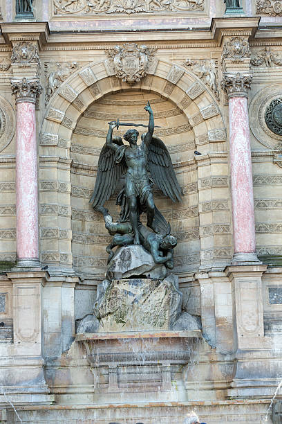 istock Fountain Saint Michel in Paris 577628956