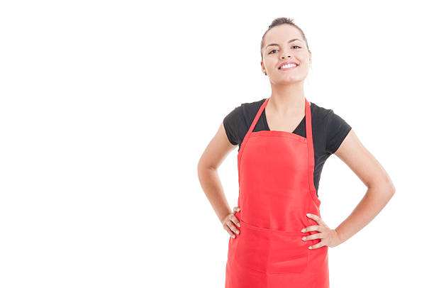 istock Confident smiling employee with positive attitude 577639842