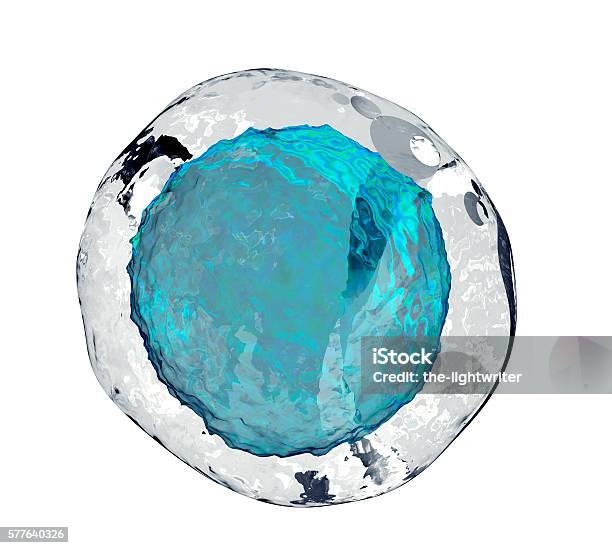 Human Egg Cell Isolated On White Stock Photo - Download Image Now - Stem Cell, Animal Embryo, Human Egg