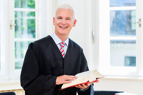 istock Trial Lawyer in his law firm 577643470