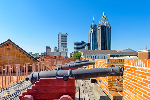 istock Mobile, Alabama Fort and Skyline 577643968