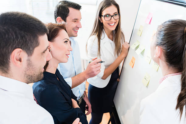 istock Business brainstorming and resource planning with team 577645316