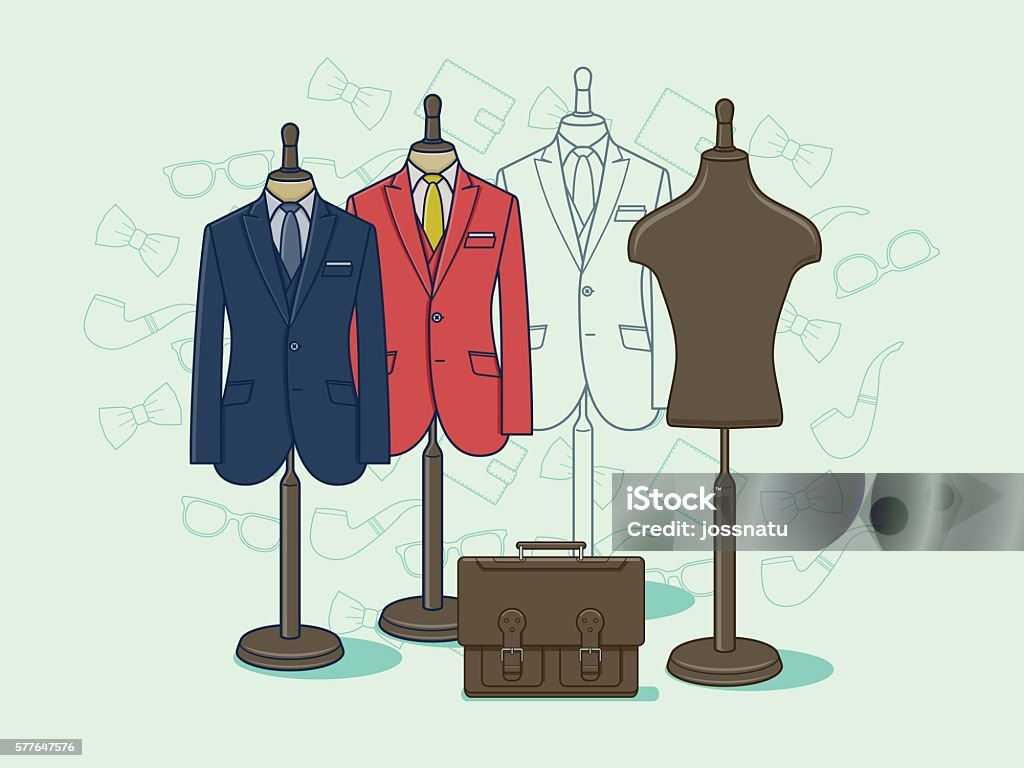 Mannequin For Clothes Stock Illustration - Download Image Now