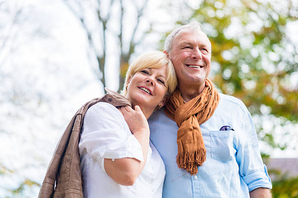 istock Senior couple embracing each other lovingly 577647850