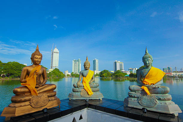 istock Seema Malaka temple on Beira Lake. Colombo, Sri Lanka 577648062