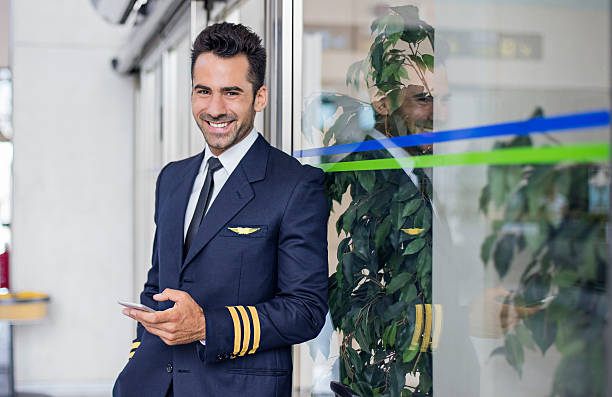 istock Pilot waiting in the airport 577661220