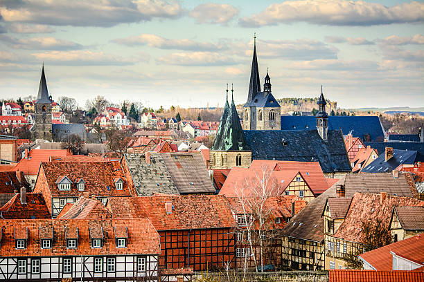 panoramic views to quedlinburg village
