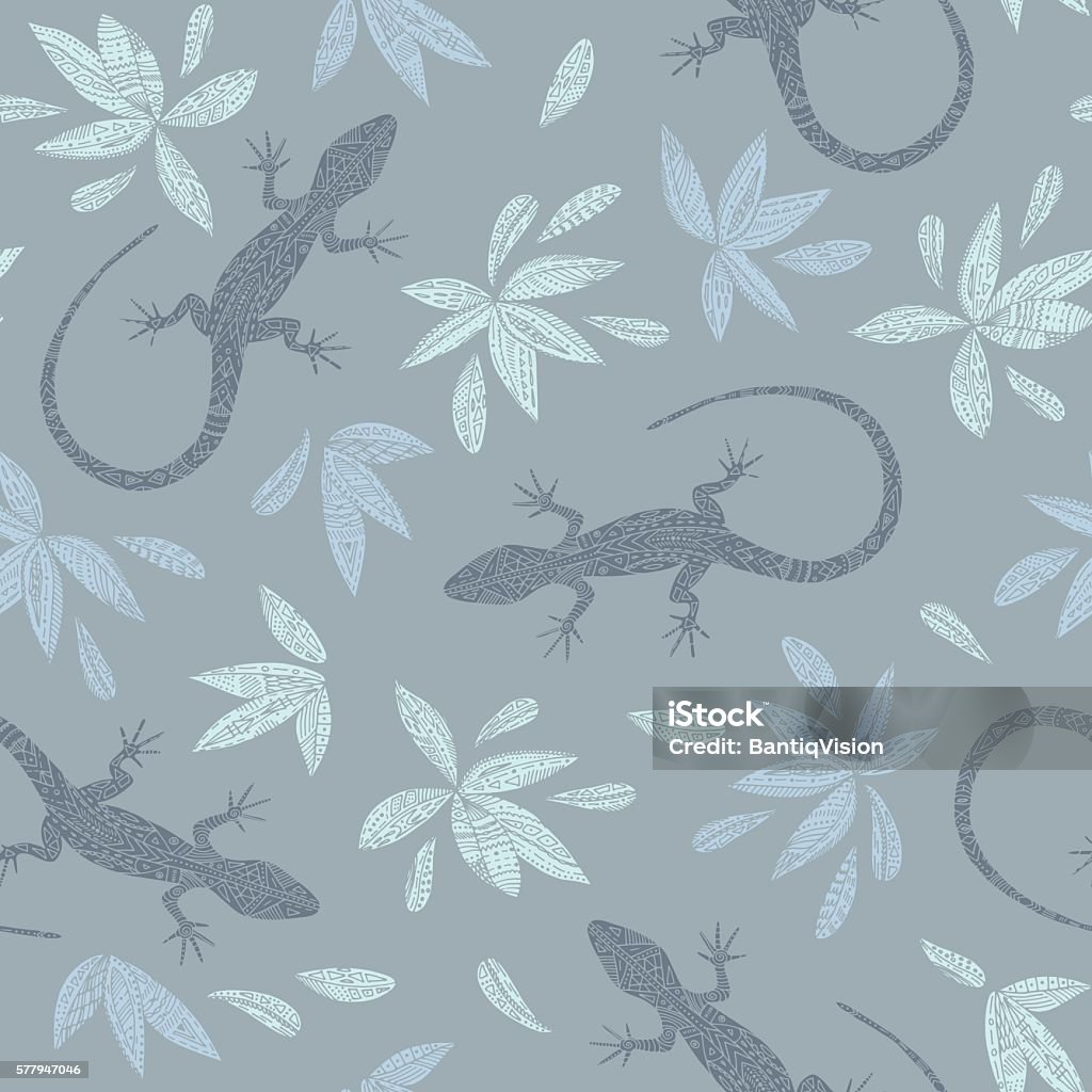 Lizzards Pattern Lizard Pattern Stock Illustration - Download Image Now - Abstract ...