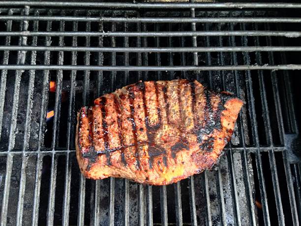 Steak on a grill