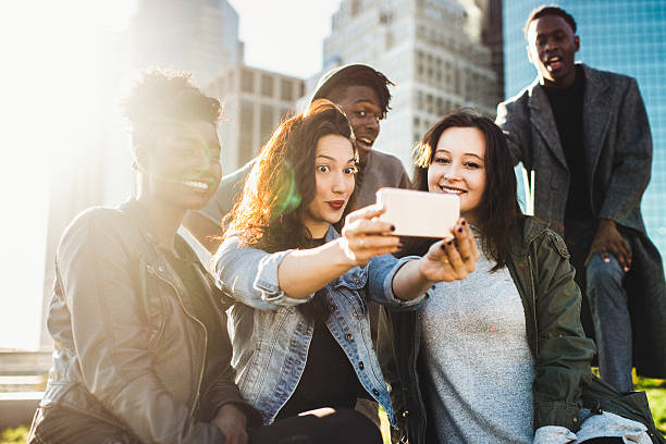 istock Friends Take Selfie in New York City 577949988