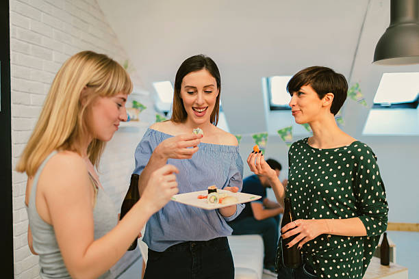 istock Happy Young Women At The Party. 577950134
