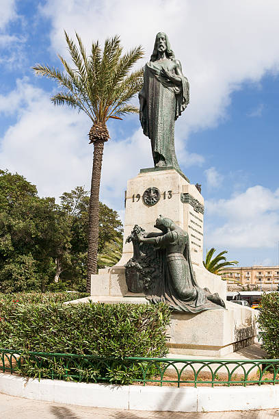 istock Jesus Christ the King Monument. Floriana, Malta. 577955348