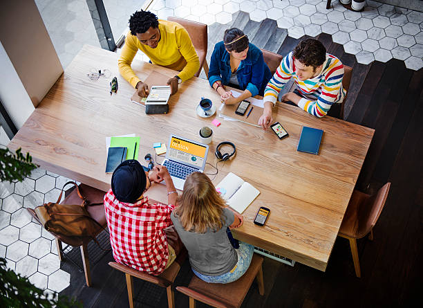 istock Meeting Discussion Ideas Communication Corporate Concept 577957408