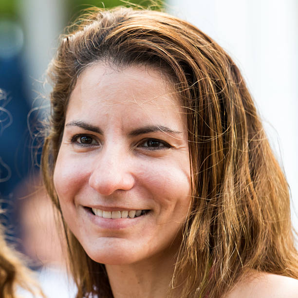 Smiling mature hispanic woman