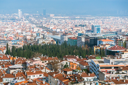 Vista aérea sobre Bursa photo