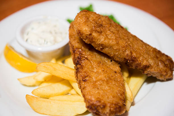istock Traditional English food - Fish and chips 577961682