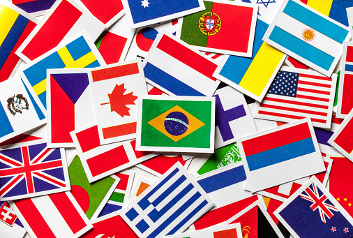 Banderas nacionales de los países del mundo Bandera brasileña photo