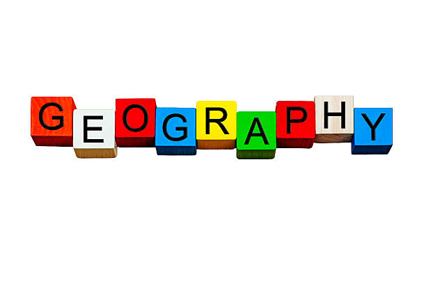 istock Geography sign for education, schoools & teaching - isolated. 577966136