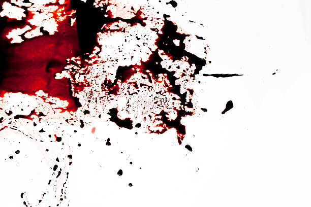 istock Conceptual image with blood on it resting on the floor 577968844