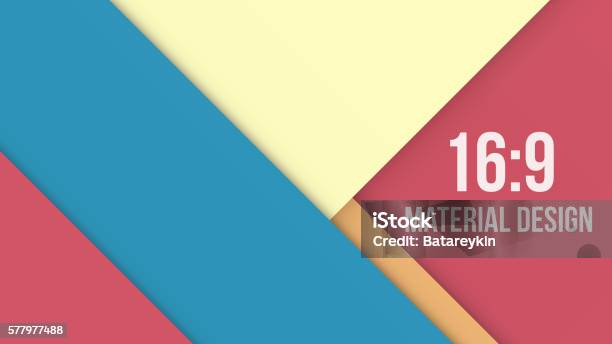 Modern Material Design Example Background Unusual Modern Material Design Stock Illustration - Download ...