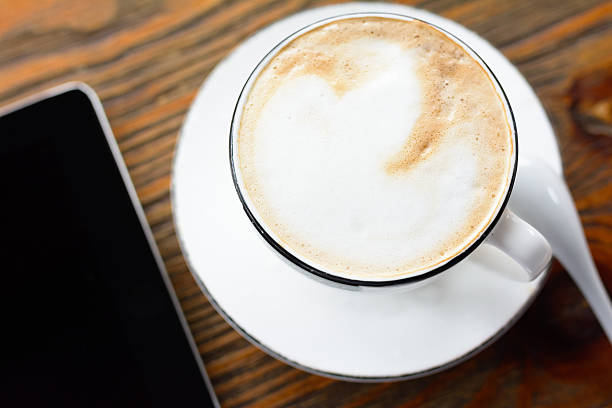 istock The cup of coffee on the table. 577977704