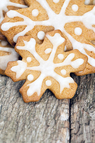 istock Decorated Christmas cookies over wood 577977958