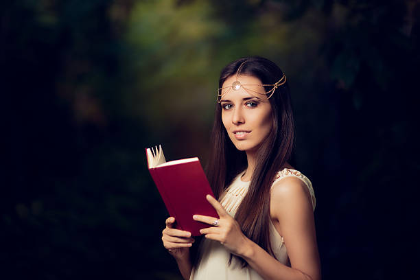 istock Fairy Princess Girl Reading Story Book 577979398