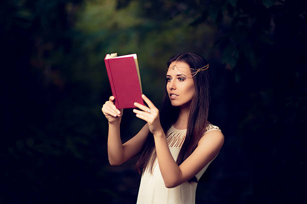 istock Fairy Princess Girl Reading Story Book 577979436