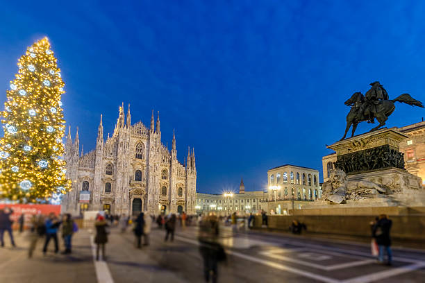 istock Christmas in Milan, Piazza del Duomo - Italy 578080852