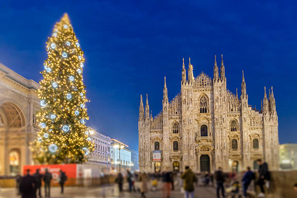 istock Christmas in Milan, Piazza del Duomo - Italy 578080910