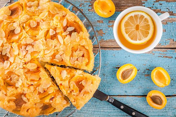 istock homemade pie with apricots and almonds 578083500