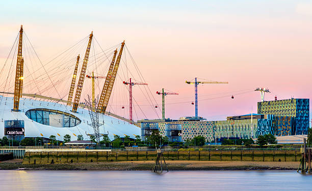 o2 arena w londynie - millennium dome zdjęcia i obrazy z banku zdjęć