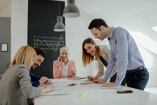 istock Businesspeople Having Meeting In Their Office. 578084346