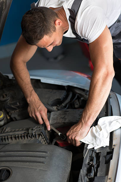 istock Repair of car 578085716