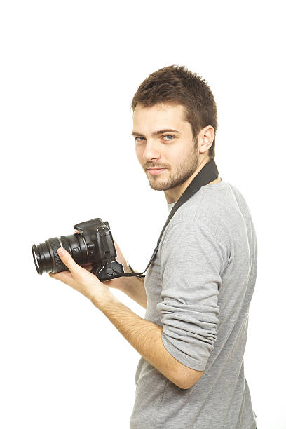 istock Smilling Amateur photographer 578091884